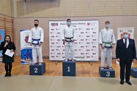 Podium na zawodach w Bochni